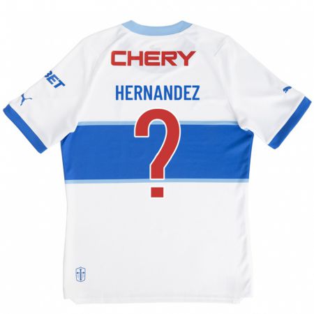 Kandiny Kinder Luis Felipe Hernández #0 Weiß Heimtrikot Trikot 2023/24 T-Shirt
