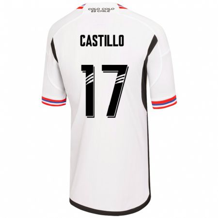 Kandiny Kinder Fabián Castillo #17 Weiß Heimtrikot Trikot 2023/24 T-Shirt