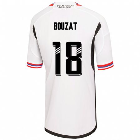 Kandiny Kinder Agustín Bouzat #18 Weiß Heimtrikot Trikot 2023/24 T-Shirt