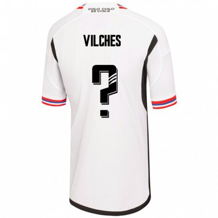 Kandiny Kinder Patricio Vilches #0 Weiß Heimtrikot Trikot 2023/24 T-Shirt