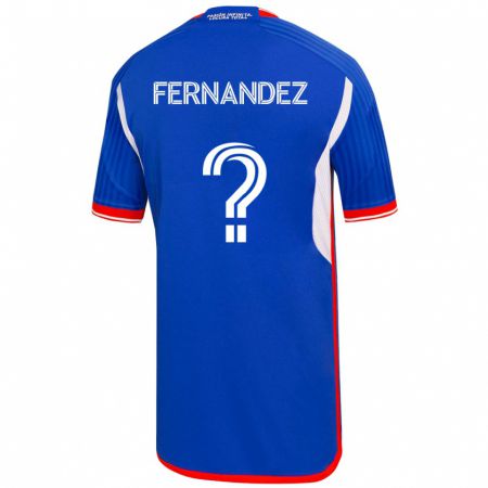 Kandiny Kinder Enzo Fernández #0 Blau Heimtrikot Trikot 2023/24 T-Shirt