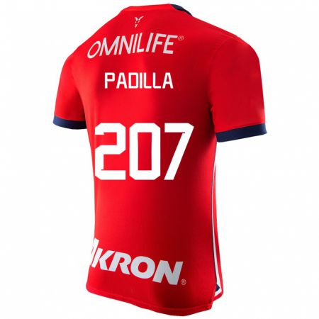 Kandiny Kinder Yael Padilla #207 Rot Heimtrikot Trikot 2023/24 T-Shirt