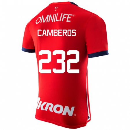 Kandiny Kinder Hugo Camberos #232 Rot Heimtrikot Trikot 2023/24 T-Shirt