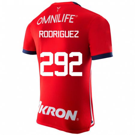 Kandiny Kinder Emiliano Rodríguez #292 Rot Heimtrikot Trikot 2023/24 T-Shirt