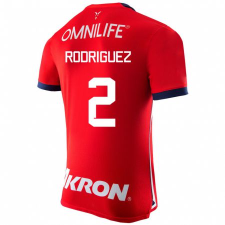 Kandiny Kinder Jaqueline Rodríguez #2 Rot Heimtrikot Trikot 2023/24 T-Shirt