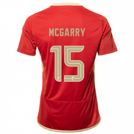Kandiny Kinder James Mcgarry #15 Rot Heimtrikot Trikot 2023/24 T-Shirt