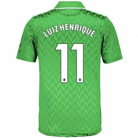 Kandiny Kinder Luiz Henrique #11 Grün Auswärtstrikot Trikot 2023/24 T-Shirt