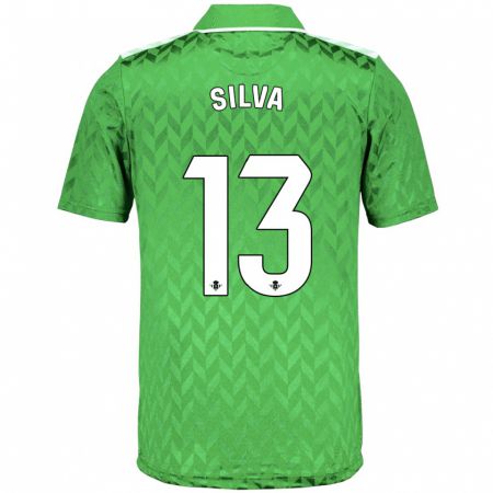 Kandiny Kinder Rui Silva #13 Grün Auswärtstrikot Trikot 2023/24 T-Shirt