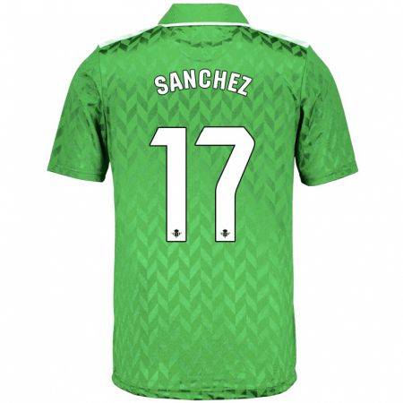 Kandiny Kinder Rodri Sánchez #17 Grün Auswärtstrikot Trikot 2023/24 T-Shirt
