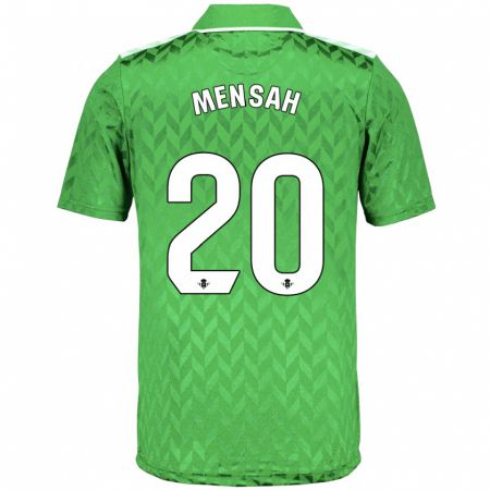 Kandiny Kinder Mawuli Mensah #20 Grün Auswärtstrikot Trikot 2023/24 T-Shirt