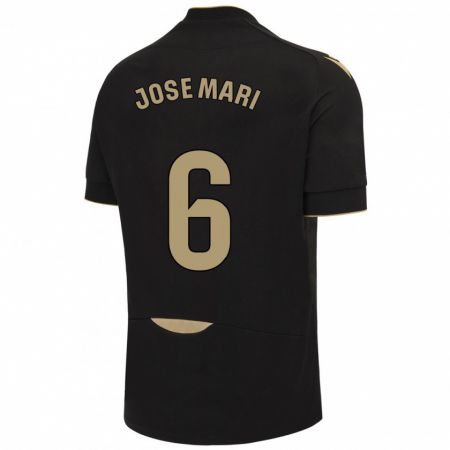 Kandiny Kinder José Mari #6 Schwarz Auswärtstrikot Trikot 2023/24 T-Shirt