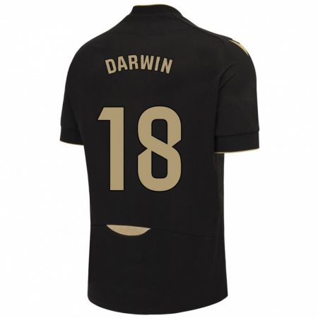 Kandiny Kinder Darwin Machís #18 Schwarz Auswärtstrikot Trikot 2023/24 T-Shirt