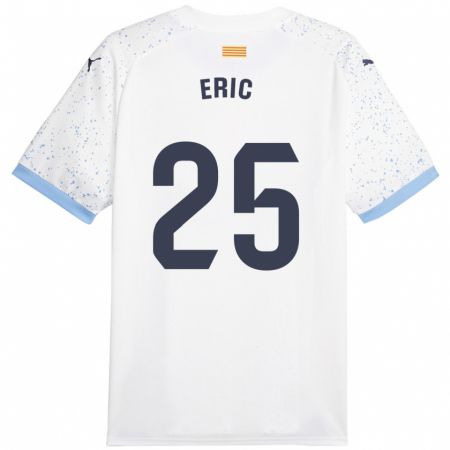 Kandiny Kinder Eric García #25 Weiß Auswärtstrikot Trikot 2023/24 T-Shirt