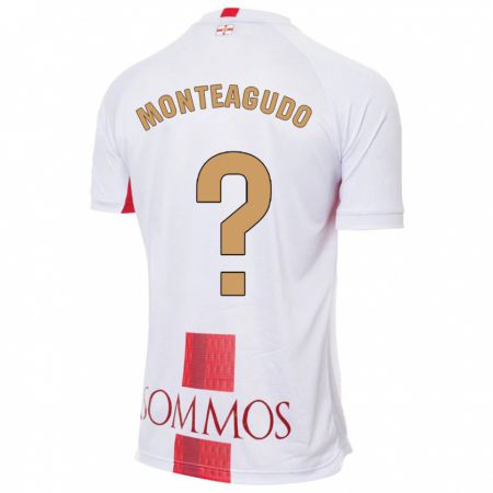 Kandiny Kinder Miguel Monteagudo #0 Weiß Auswärtstrikot Trikot 2023/24 T-Shirt