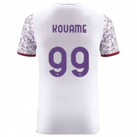 Kandiny Kinder Christian Kouamé #99 Weiß Auswärtstrikot Trikot 2023/24 T-Shirt