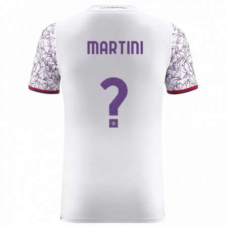 Kandiny Kinder Niko Martini #0 Weiß Auswärtstrikot Trikot 2023/24 T-Shirt