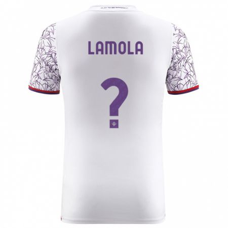 Kandiny Kinder Lorenzo Lamola #0 Weiß Auswärtstrikot Trikot 2023/24 T-Shirt
