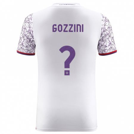 Kandiny Kinder Gozzini #0 Weiß Auswärtstrikot Trikot 2023/24 T-Shirt