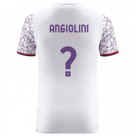 Kandiny Kinder Gianmarco Angiolini #0 Weiß Auswärtstrikot Trikot 2023/24 T-Shirt