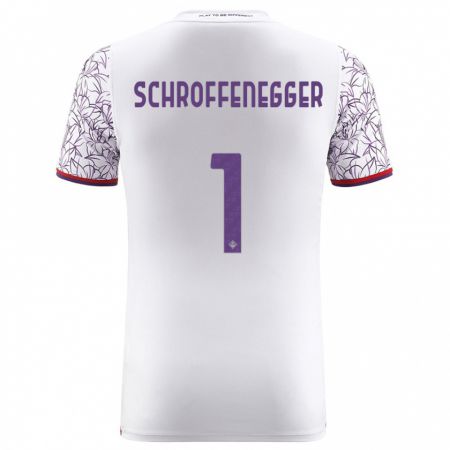 Kandiny Kinder Katja Schroffenegger #1 Weiß Auswärtstrikot Trikot 2023/24 T-Shirt