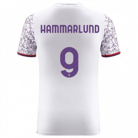 Kandiny Kinder Pauline Hammarlund #9 Weiß Auswärtstrikot Trikot 2023/24 T-Shirt