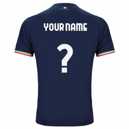 Kandiny Kinder Ihren Namen #0 Marine Auswärtstrikot Trikot 2023/24 T-Shirt