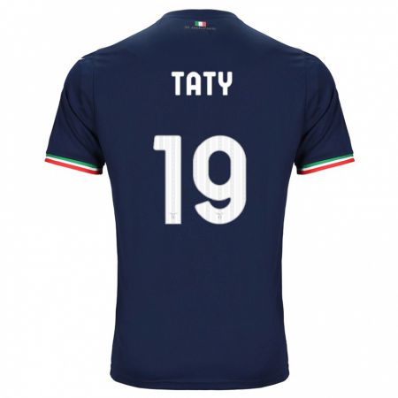 Kandiny Kinder Taty Castellanos #19 Marine Auswärtstrikot Trikot 2023/24 T-Shirt