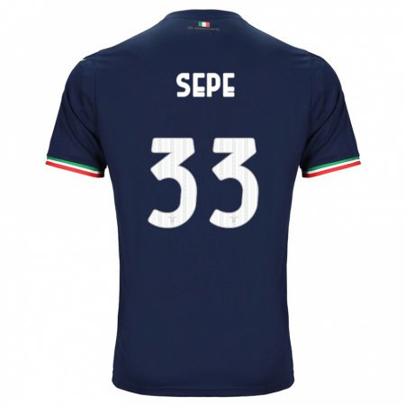 Kandiny Kinder Luigi Sepe #33 Marine Auswärtstrikot Trikot 2023/24 T-Shirt