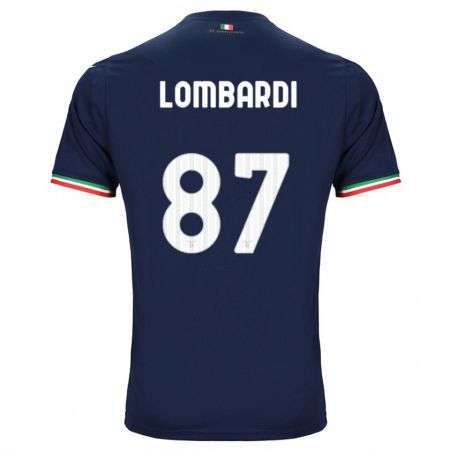 Kandiny Kinder Cristiano Lombardi #87 Marine Auswärtstrikot Trikot 2023/24 T-Shirt