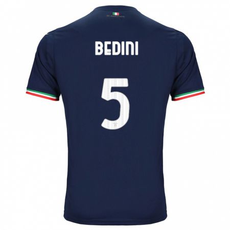 Kandiny Kinder Filippo Bedini #5 Marine Auswärtstrikot Trikot 2023/24 T-Shirt