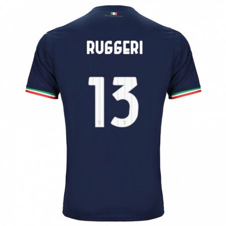 Kandiny Kinder Fabio Ruggeri #13 Marine Auswärtstrikot Trikot 2023/24 T-Shirt