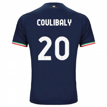 Kandiny Kinder Larsson Coulibaly #20 Marine Auswärtstrikot Trikot 2023/24 T-Shirt