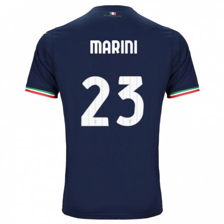 Kandiny Kinder Matteo Marini #23 Marine Auswärtstrikot Trikot 2023/24 T-Shirt