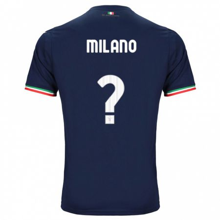 Kandiny Kinder Alessandro Milano #0 Marine Auswärtstrikot Trikot 2023/24 T-Shirt
