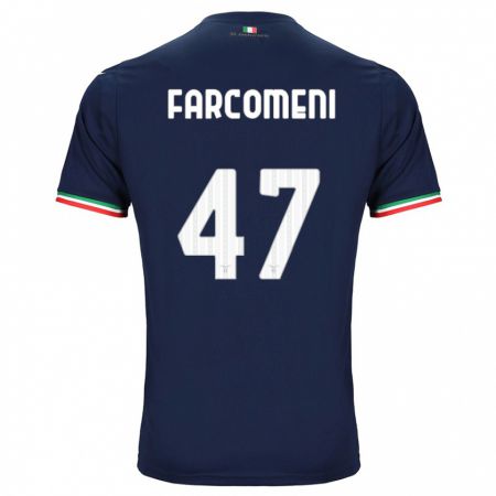 Kandiny Kinder Valerio Farcomeni #47 Marine Auswärtstrikot Trikot 2023/24 T-Shirt