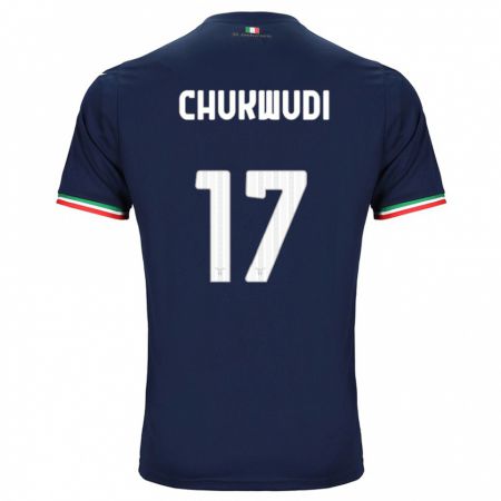 Kandiny Kinder Ogonna Franca Chukwudi #17 Marine Auswärtstrikot Trikot 2023/24 T-Shirt