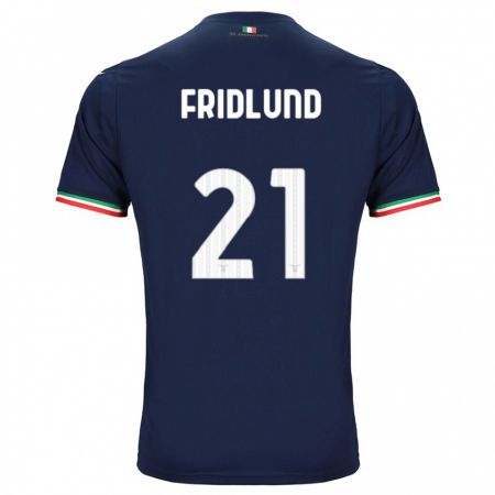 Kandiny Kinder Johanne Fridlund #21 Marine Auswärtstrikot Trikot 2023/24 T-Shirt