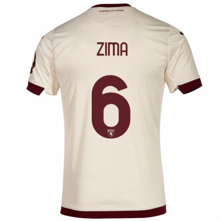 Kandiny Kinder David Zima #6 Sekt Auswärtstrikot Trikot 2023/24 T-Shirt