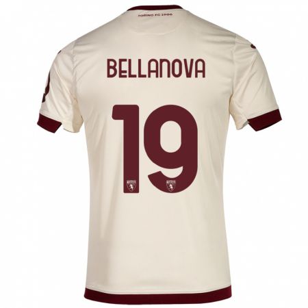 Kandiny Kinder Raoul Bellanova #19 Sekt Auswärtstrikot Trikot 2023/24 T-Shirt