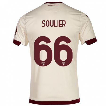 Kandiny Kinder Evan Soulier #66 Sekt Auswärtstrikot Trikot 2023/24 T-Shirt
