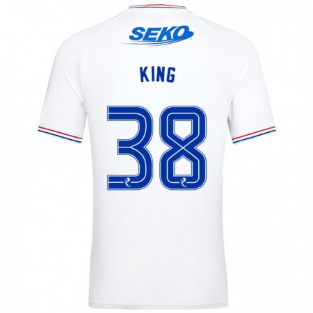 Kandiny Kinder Leon King #38 Weiß Auswärtstrikot Trikot 2023/24 T-Shirt