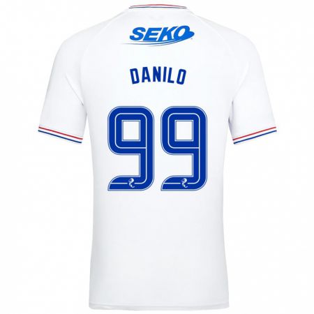 Kandiny Kinder Danilo #99 Weiß Auswärtstrikot Trikot 2023/24 T-Shirt