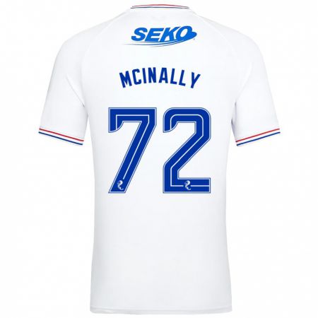 Kandiny Kinder Darren Mcinally #72 Weiß Auswärtstrikot Trikot 2023/24 T-Shirt