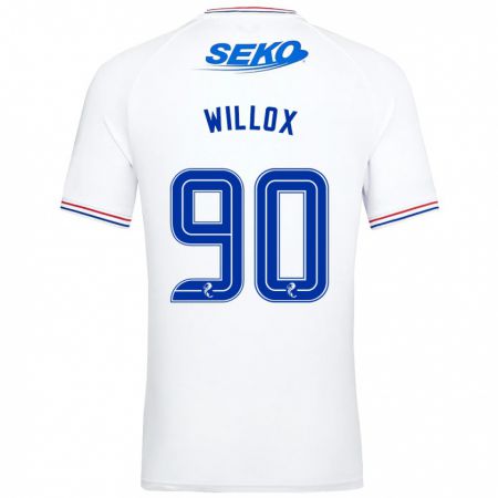 Kandiny Kinder Kieron Willox #90 Weiß Auswärtstrikot Trikot 2023/24 T-Shirt