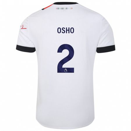 Kandiny Kinder Gabriel Osho #2 Weiß Auswärtstrikot Trikot 2023/24 T-Shirt