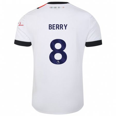Kandiny Kinder Luke Berry #8 Weiß Auswärtstrikot Trikot 2023/24 T-Shirt