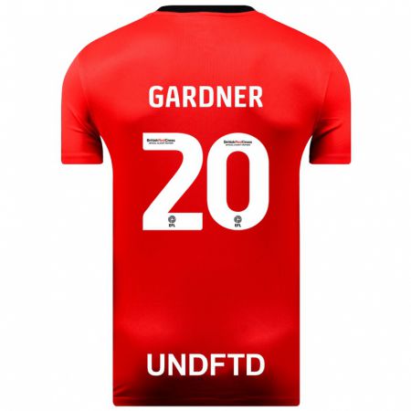 Kandiny Kinder Gary Gardner #20 Rot Auswärtstrikot Trikot 2023/24 T-Shirt
