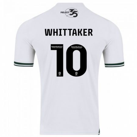 Kandiny Kinder Morgan Whittaker #10 Weiß Auswärtstrikot Trikot 2023/24 T-Shirt