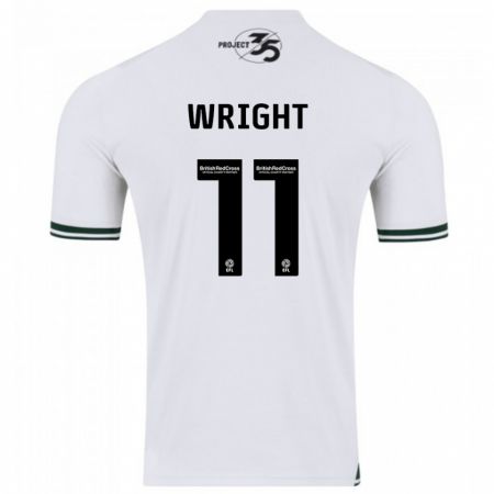Kandiny Kinder Callum Wright #11 Weiß Auswärtstrikot Trikot 2023/24 T-Shirt