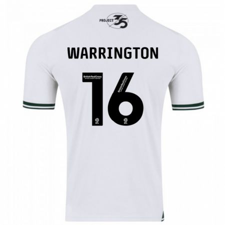 Kandiny Kinder Lewis Warrington #16 Weiß Auswärtstrikot Trikot 2023/24 T-Shirt